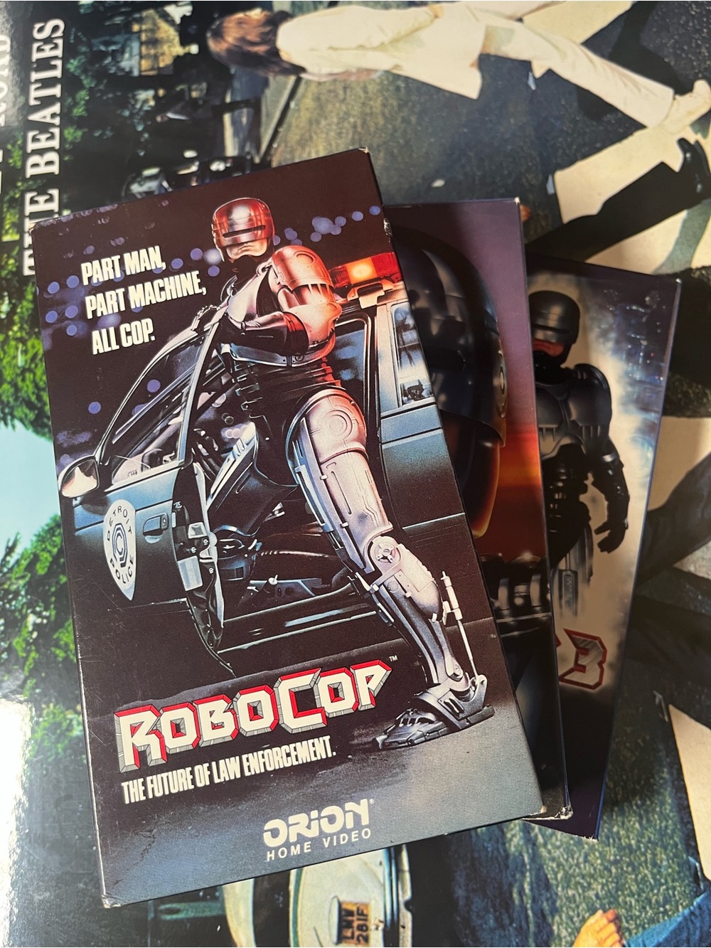 RoboCop VHS movie tape collection 1–3 vintage 80s 90s ORION home video
